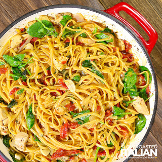 One-Pot Cheesy Italian Pasta and Chicken