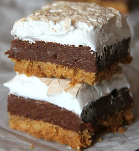 Smore’s Fudge Bars