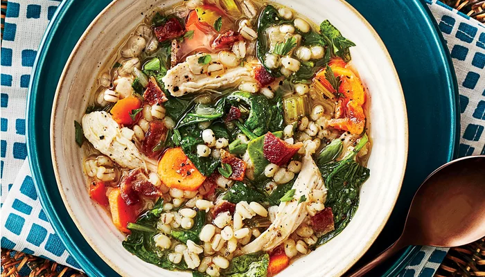 Quick Chicken and Barley Stew Recipe