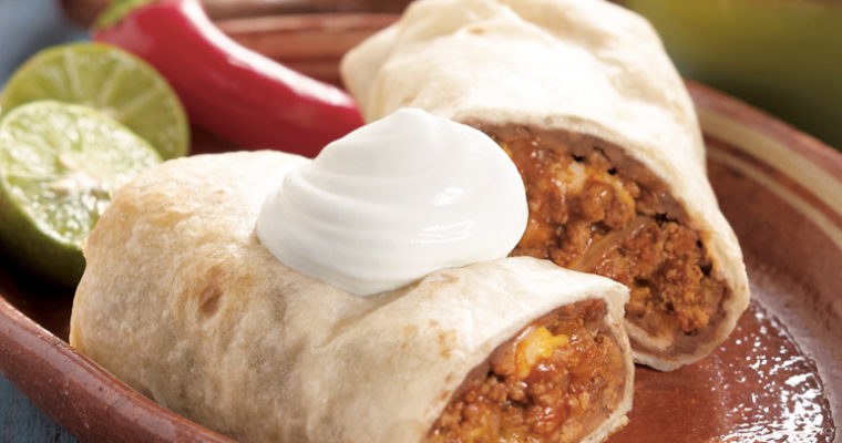 Traditional Beef Burritos