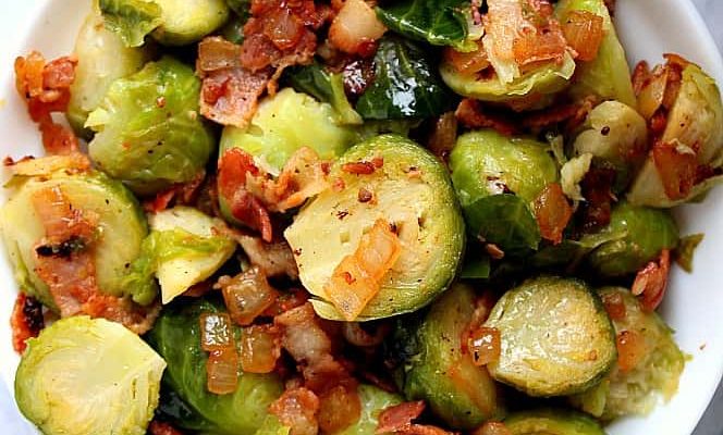 Instant Pot Bacon Brussels Sprouts Recipe