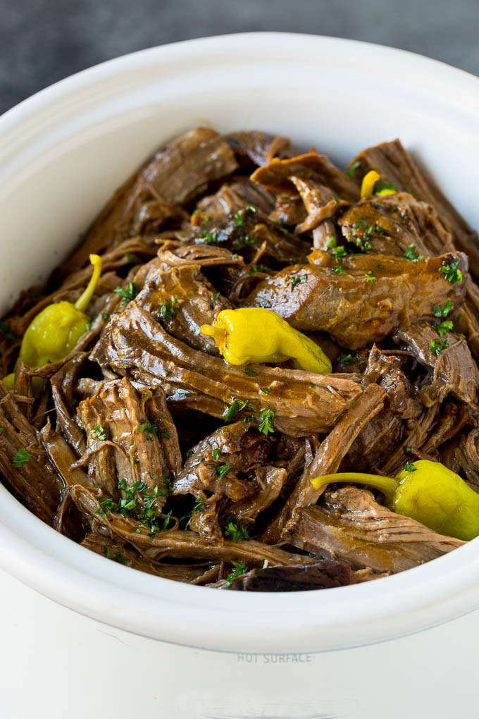 Slow Cooker Mississippi Roast